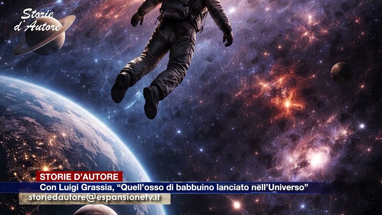 Etg - Storie d'autore alla scoperta del cosmo, sabato alle 19 ospite Luigi Grassia