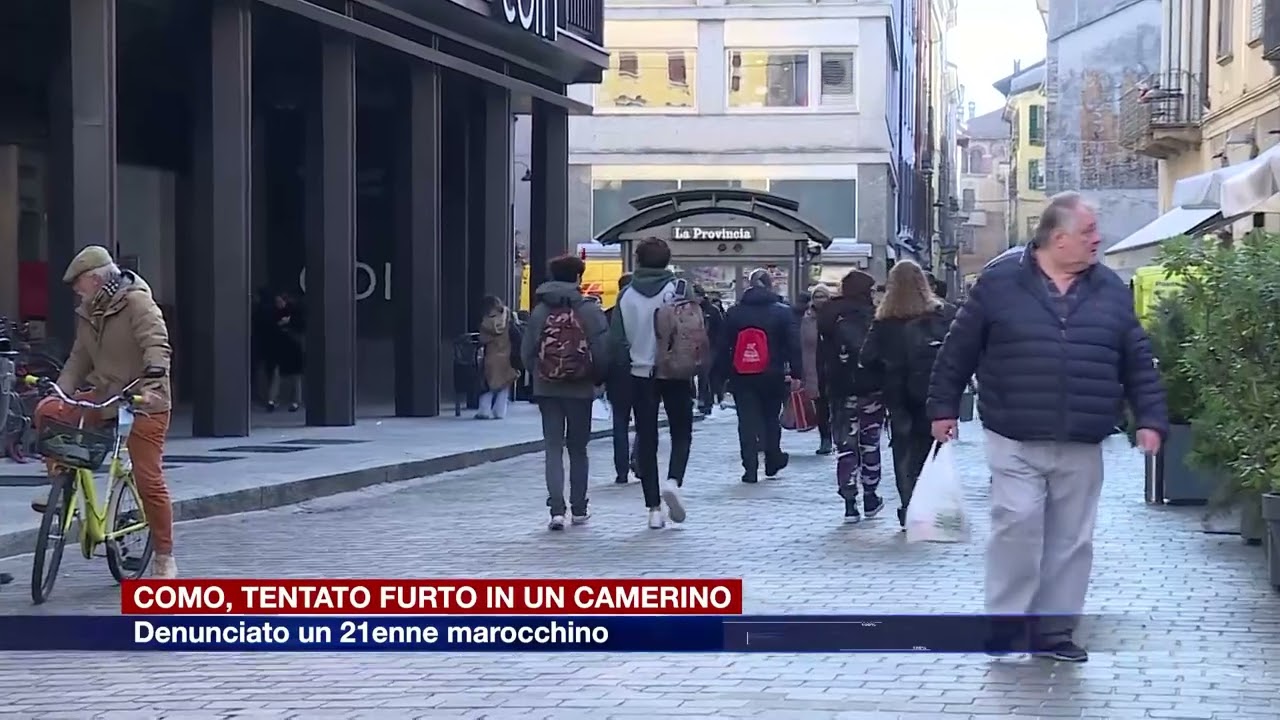 Etg - Como, tentato furto in un camerino: denunciato un 21enne marocchino