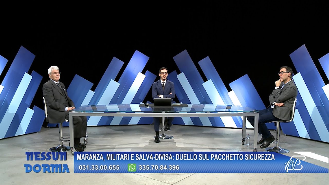 NESSUN DORMA - 16 GENNAIO 2026 - MARANZA, MILITARI E SALVA-DIVISA: DUELLO SUL PACCHETTO SICUREZZA