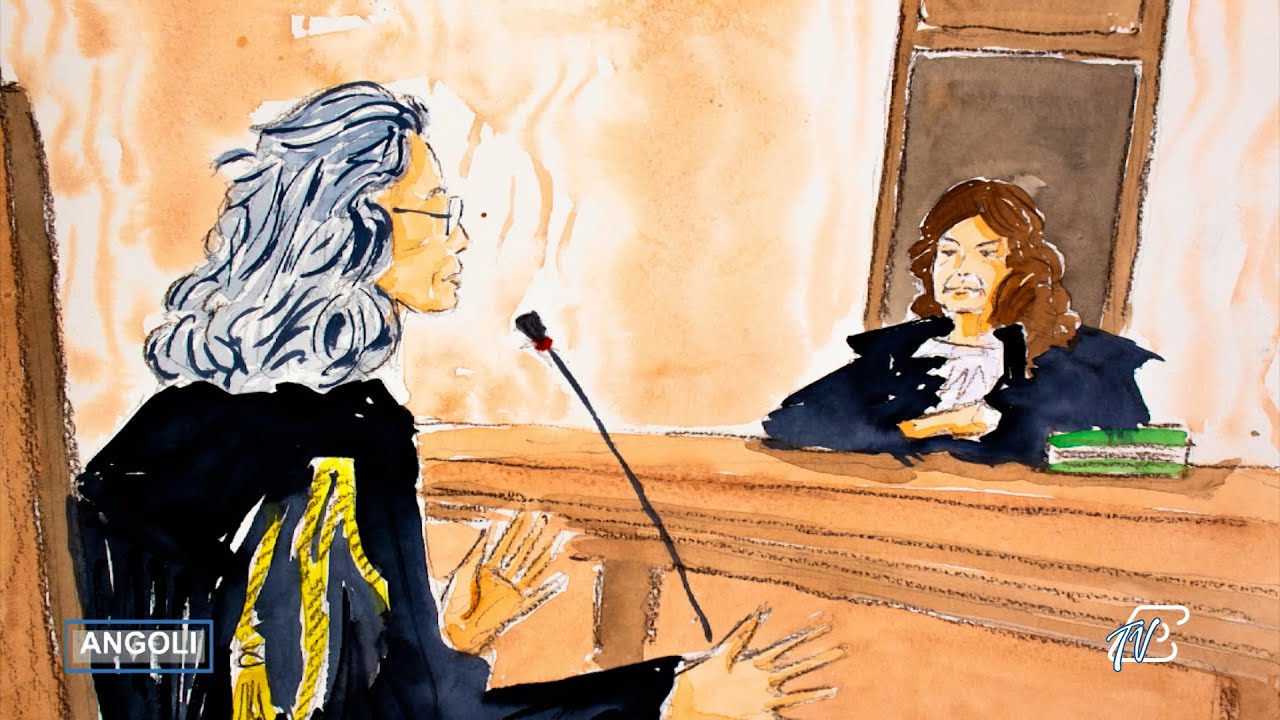 ANGOLI 5/1/2026: GLI ACQUARELLI DI ANDREA SPINELLI PRIMO ILLUSTRATORE GIUDIZIARIO ITALIANO