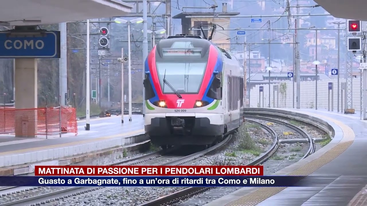 Etg - Mattinata di passione per i pendolari lombardi, ritardo fino a un'ora causa un guasto tecnico