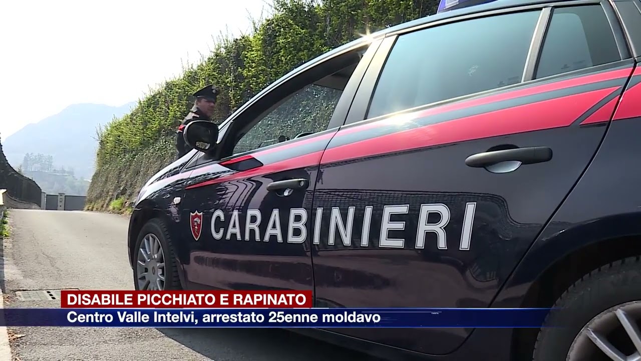Etg - Disabile minacciato, picchiato e rapinato. Arrestato 25enne moldavo