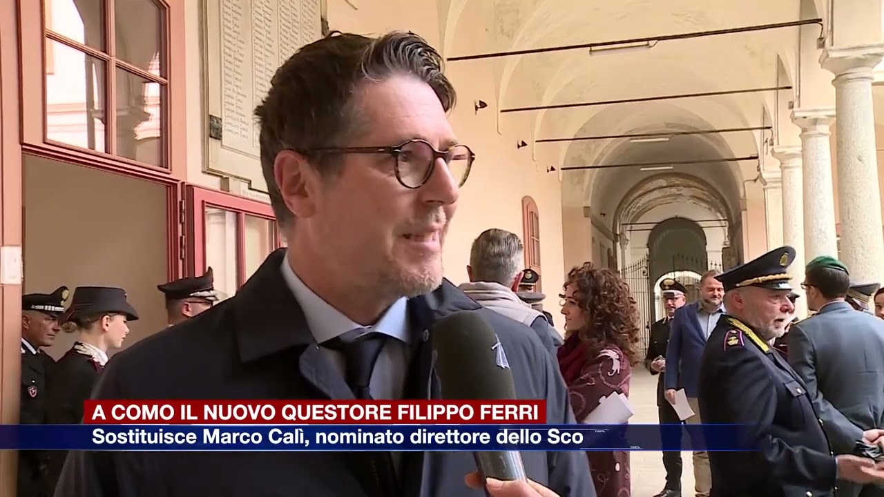 Etg - A Como il nuovo questore Filippo Ferri. Oggi l’incontro con il sottosegretario Molteni