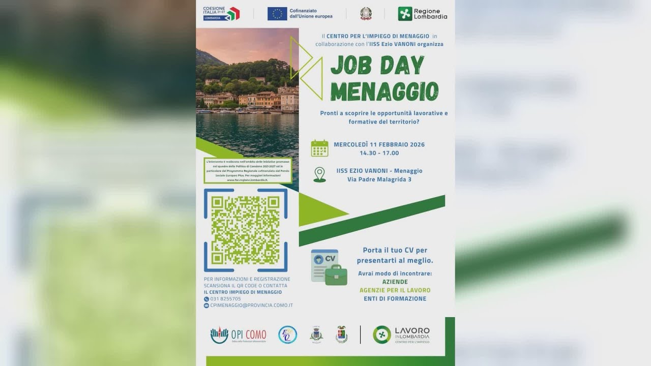 A Menaggio l’incontro tra domanda e offerta di lavoro