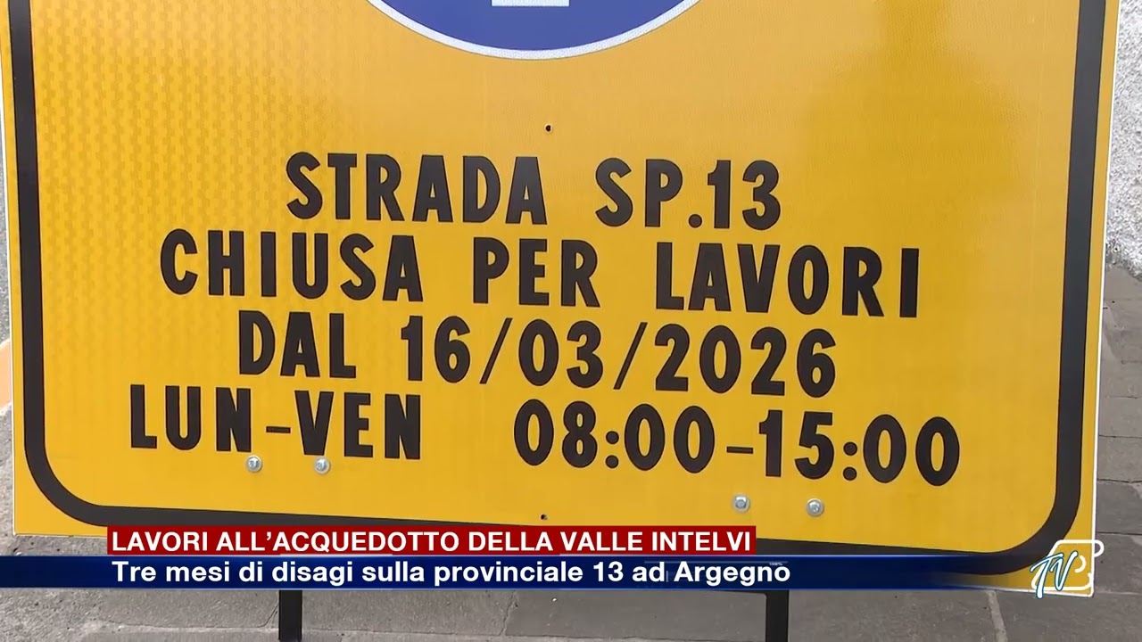 Lavori all’acquedotto della Valle Intelvi