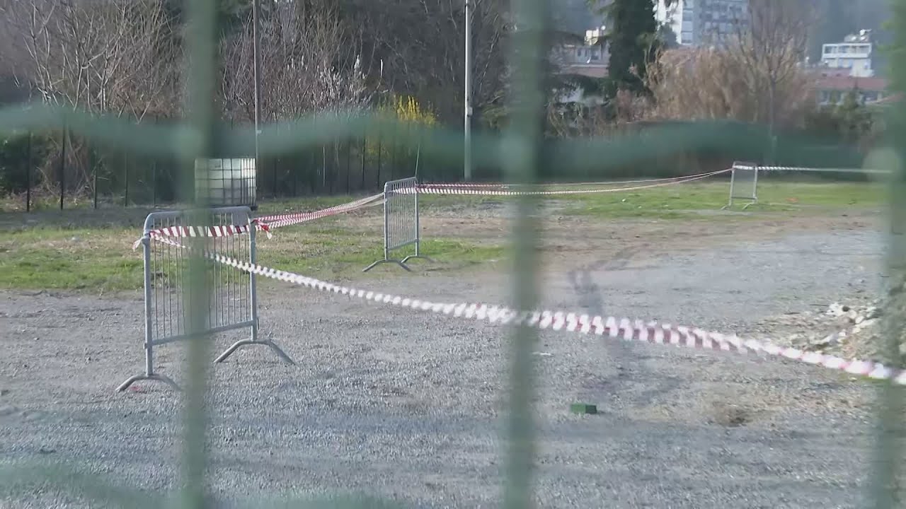 Luna park di Muggiò, area delimitata e giostrai in arrivo