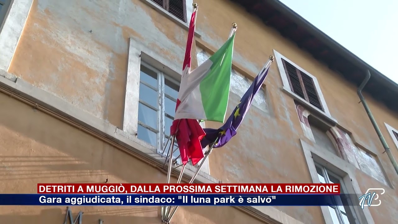 Detriti a Muggiò, dalla prossima settimana la rimozione