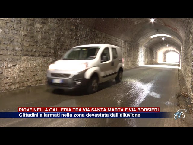 Piove nella galleria tra via Santa Marta e via Borsieri