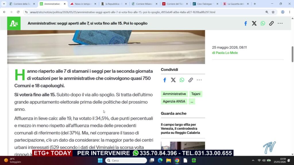 ETG+ TODAY - 25-05-2026