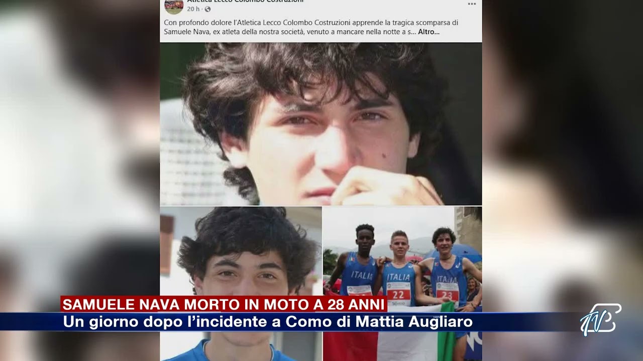 Samuele Nava morto in moto a 28 anni