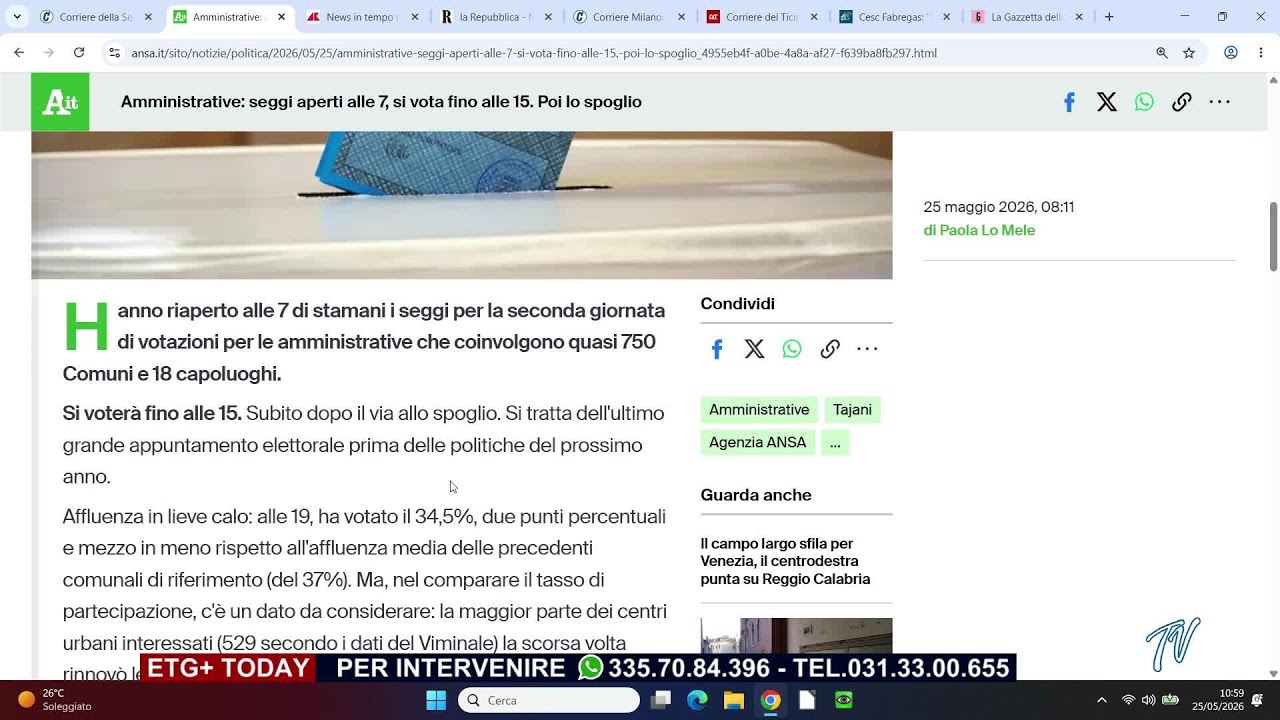 ETG+ TODAY - 25-05-2026