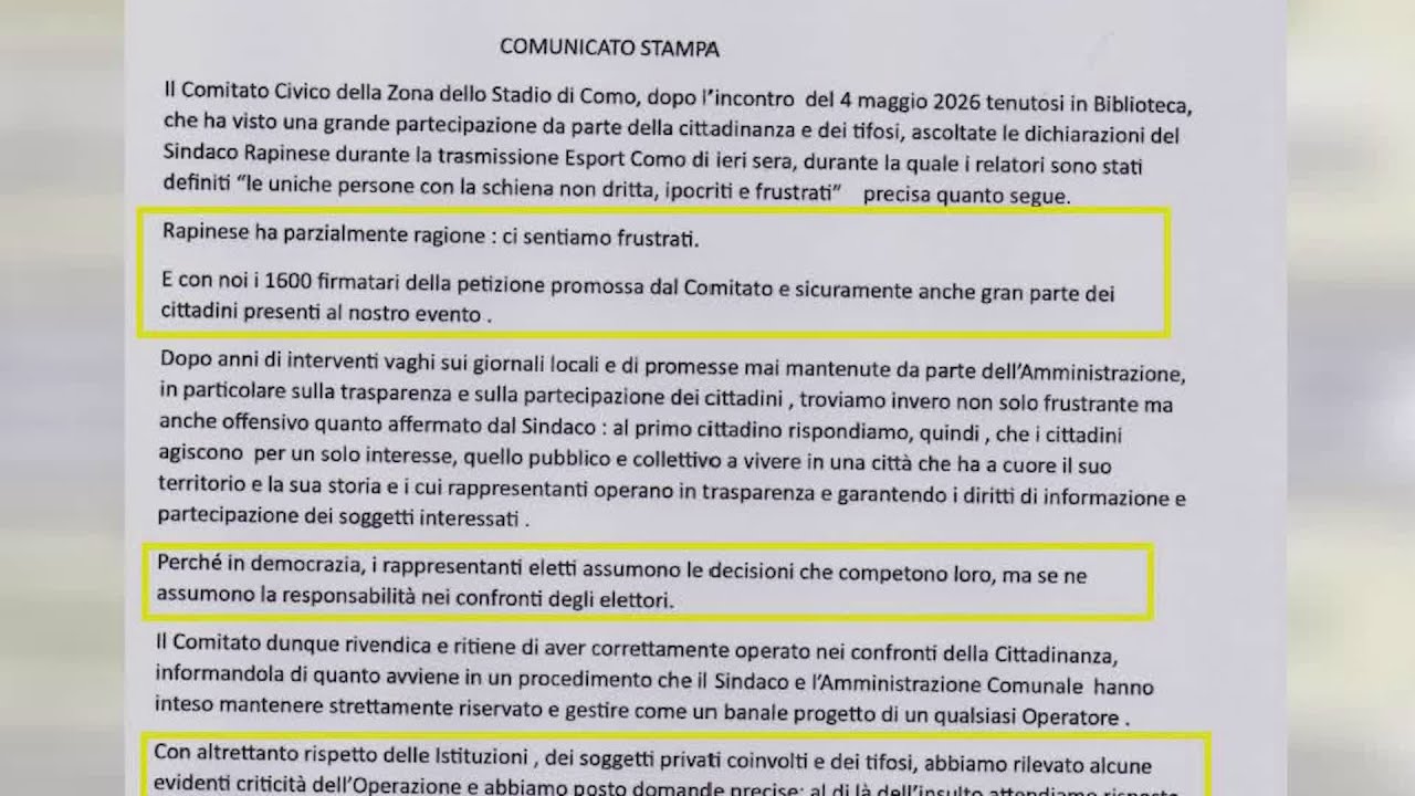 Nuovo Sinigaglia, il sindaco al comitato: 