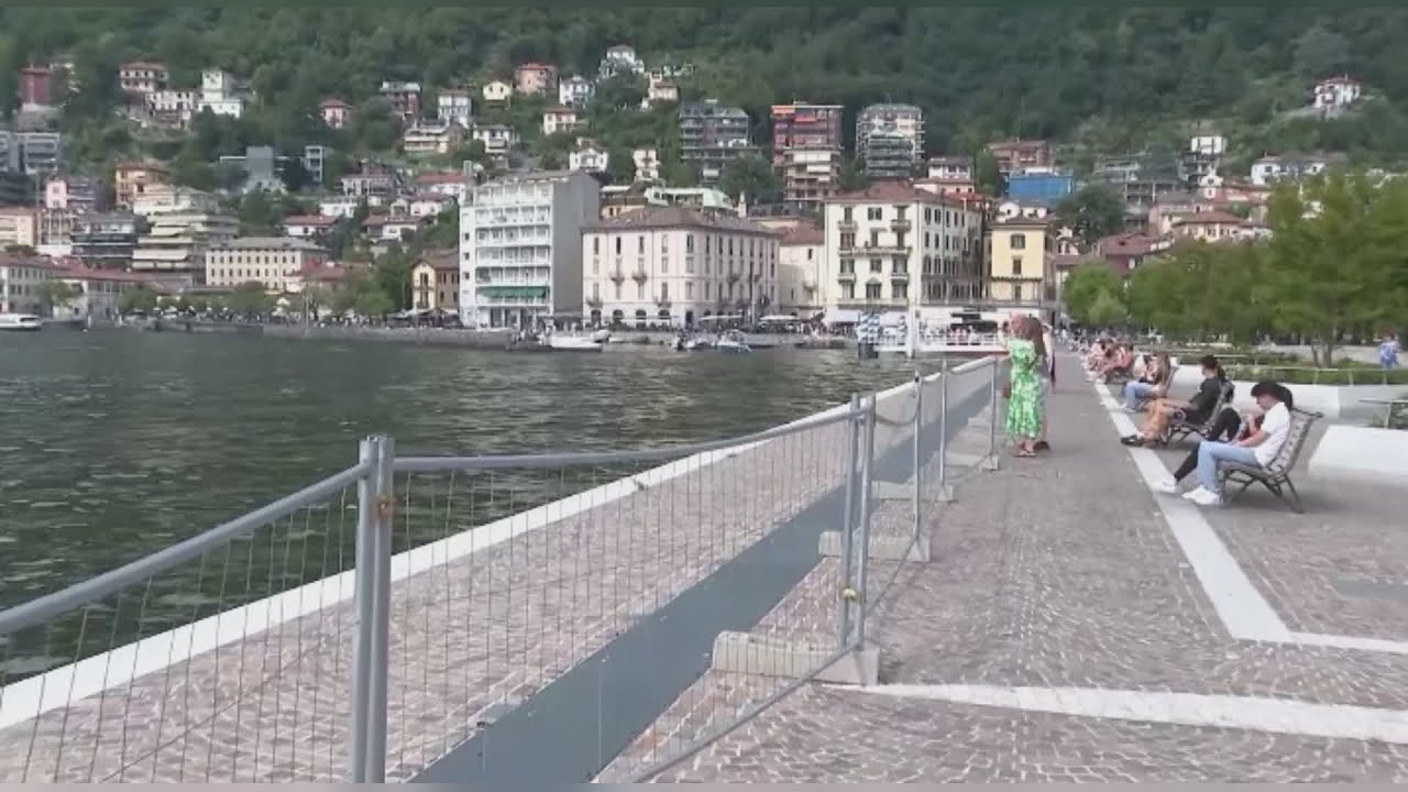 Maltempo e lungolago di Como