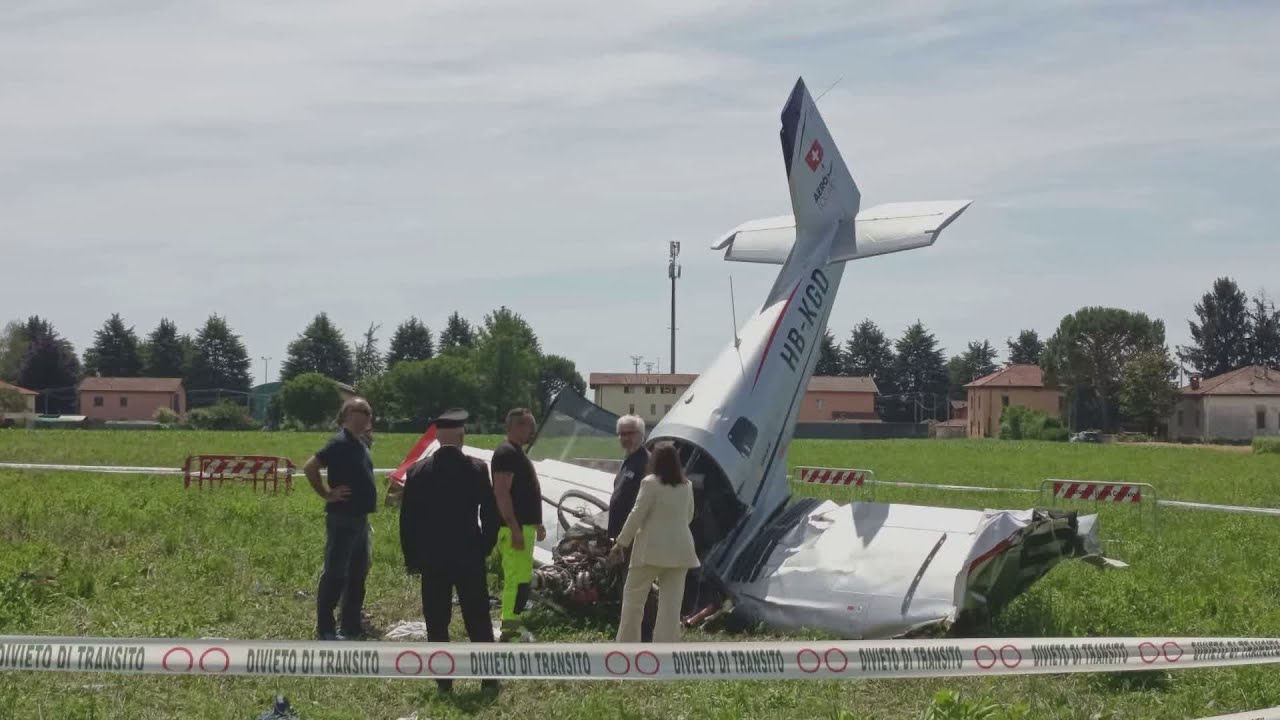 Rimosso l’ultraleggero precipitato a Lurate Caccivio