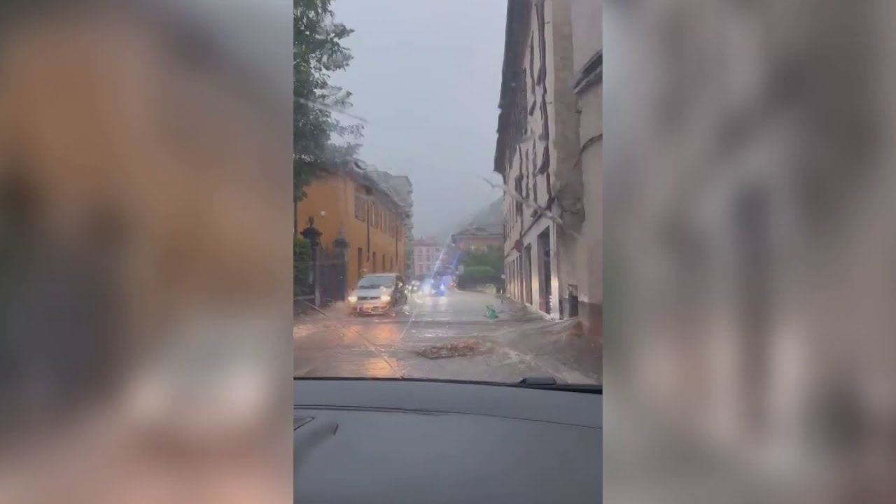 Como, maltempo e disagi in città e provincia