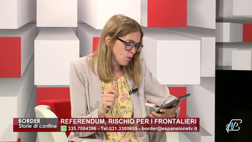REFERENDUM, RISCHIO PER I FRONTALIERI - 03-06-2026