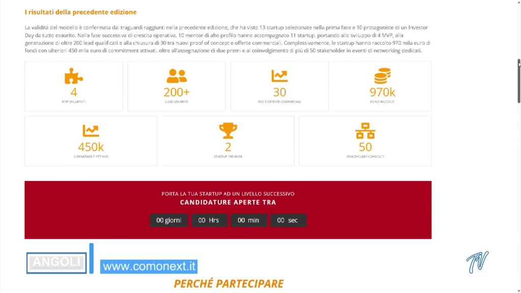 ComoNExT APRE LA NUOVA EDIZIONE DI NExT ACCELLERATOR - 18-09-2026